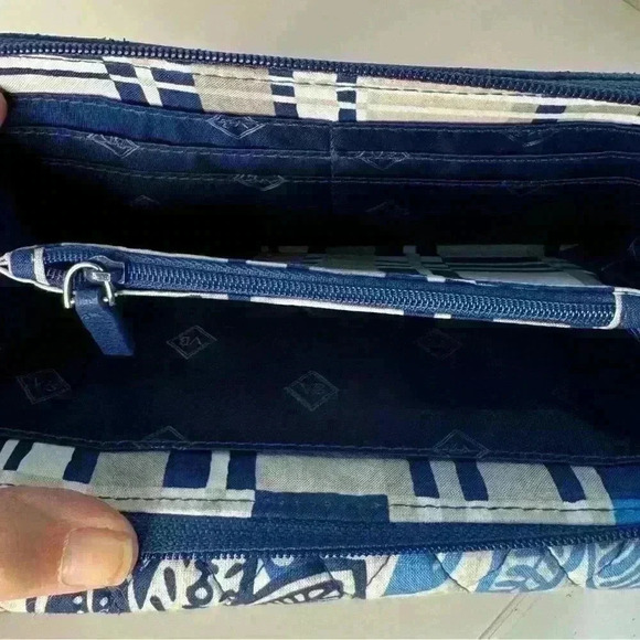 Vera Bradley Ultimate Wristlet in Santiago Blue - Picture 3 of 4